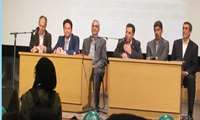 حضورگسترده مسئولین دانشگاه و دانشجویان در تالار امام خمینی در روز شانزده آذر روز  دانشجو